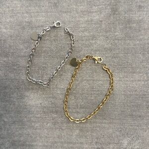 Gold 14k bracelet set